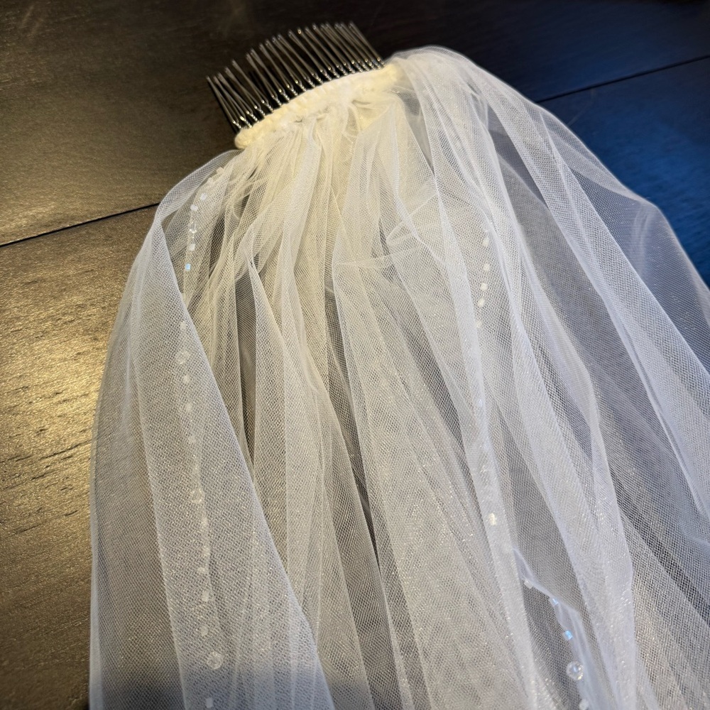 White Bridal Veil